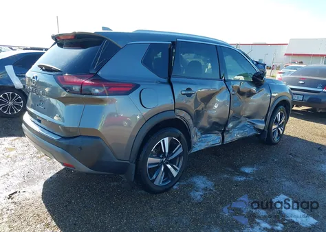 2021 Nissan Rogue Sl Fwd из США, поврежденный, VIN 5N1AT3CA6MC769443
